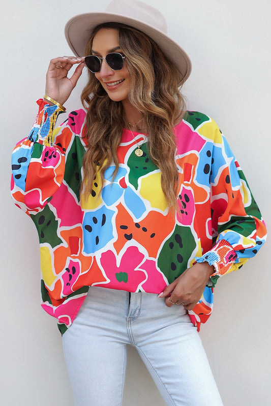 Artful Lantern Sleeve Blouse